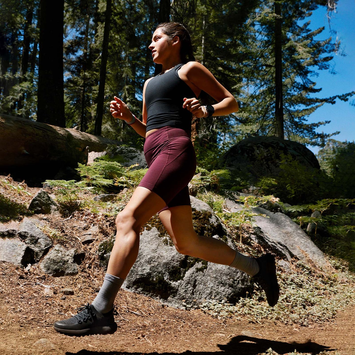 Women's Trail Runner - Medium Grey (Rugged Khaki Sole)