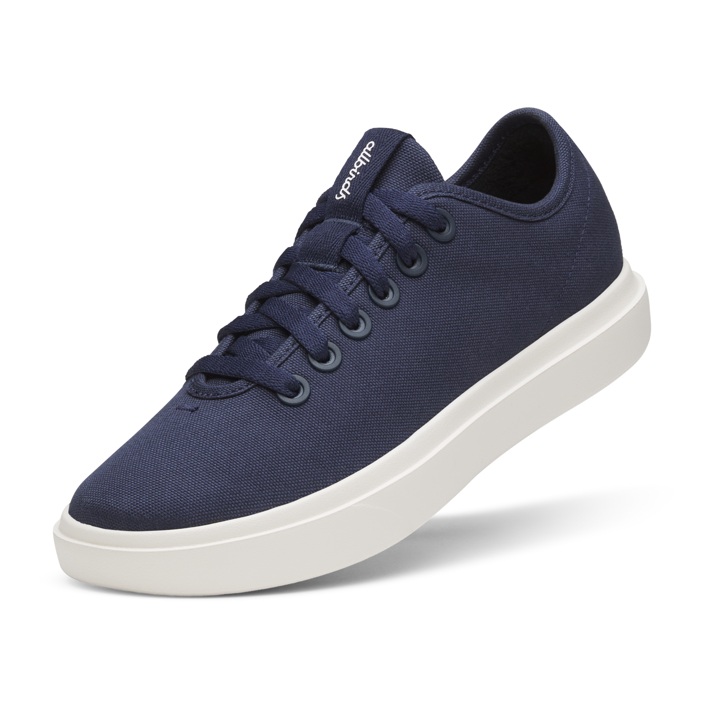 Women's Canvas Pipers - Deep Navy (Natural White Sole)