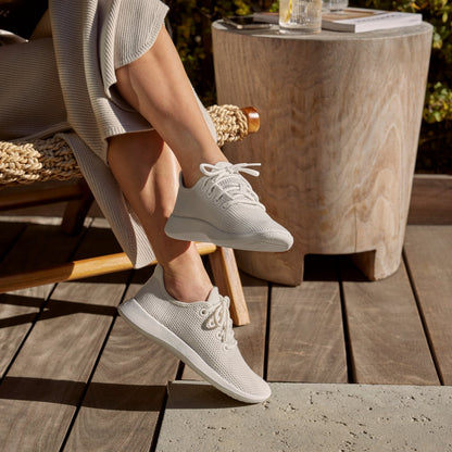 Women's Tree Runners - Mist (White Sole)