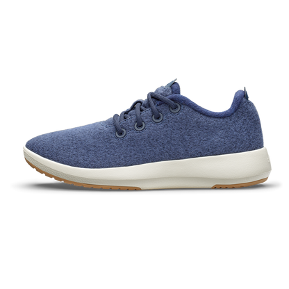 Women's Wool Runner Mizzles - Hazy Indigo (Natural White Sole)