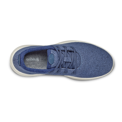 Women's Wool Runner Mizzles - Hazy Indigo (Natural White Sole)