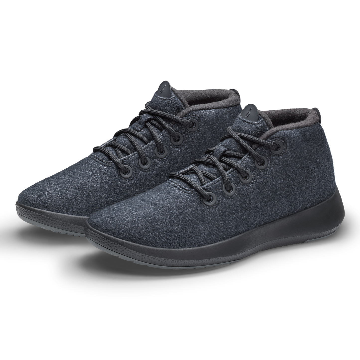 Men's Wool Runner-up Mizzles - Natural Black (Natural Black Sole)