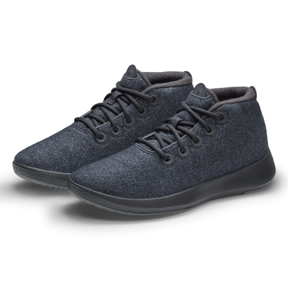 Men's Wool Runner-up Mizzles - Natural Black (Natural Black Sole)