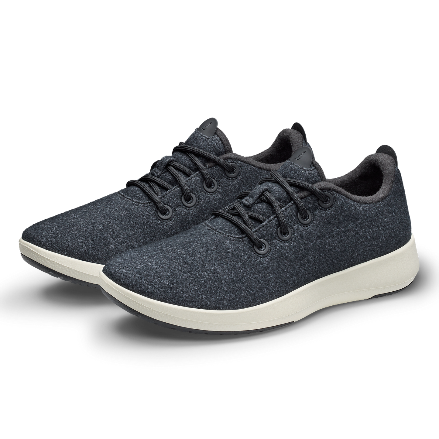 Women's Wool Runner Mizzles - Natural Black (Natural White Sole)