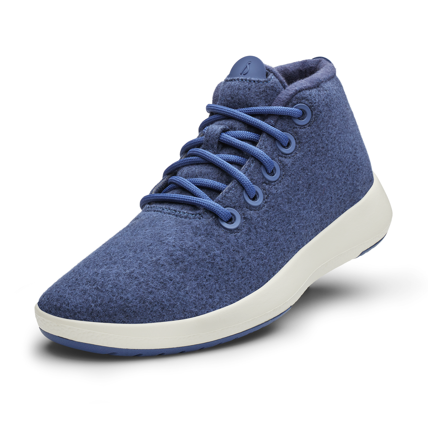 Men's Wool Runner-up Mizzles - Hazy Indigo (Natural White Sole)