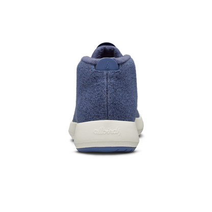 Men's Wool Runner-up Mizzles - Hazy Indigo (Natural White Sole)