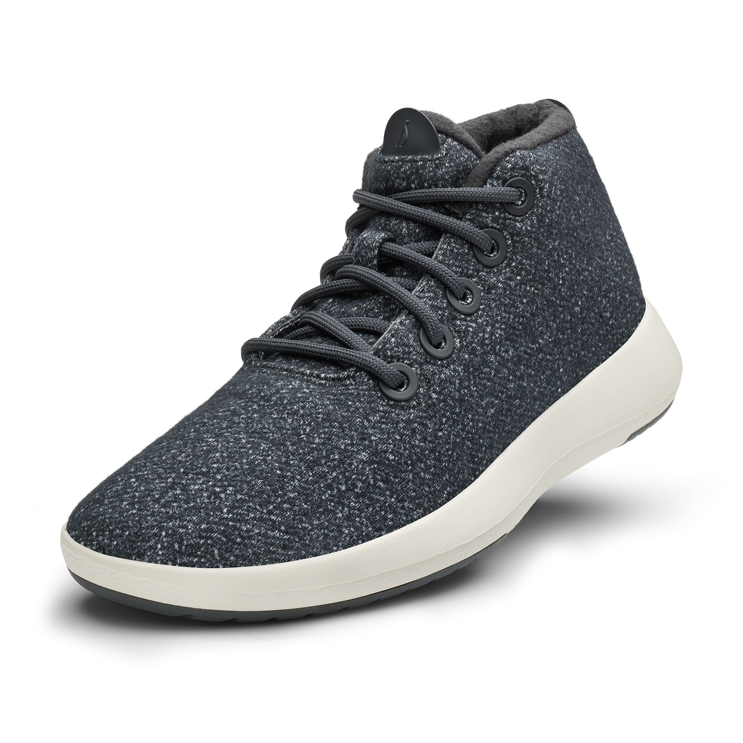 Women's Wool Runner-up Mizzles - Dark Grey (Natural White Sole)