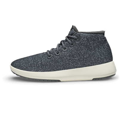 Men's Wool Runner-up Mizzles - Dark Grey (Natural White Sole)