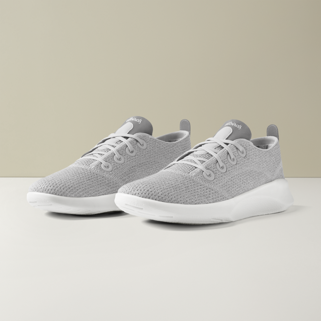 Men's SuperLight Tree Runners - Light Grey/Medium Grey (Blizzard Sole)