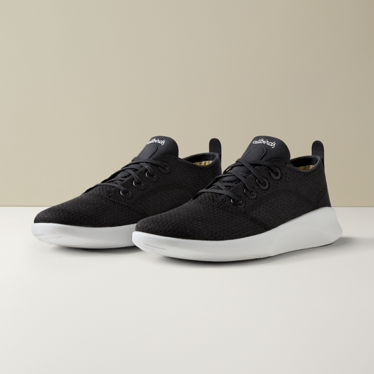 Men's SuperLight Tree Runners - Natural Black/Dark Grey (Blizzard Sole)