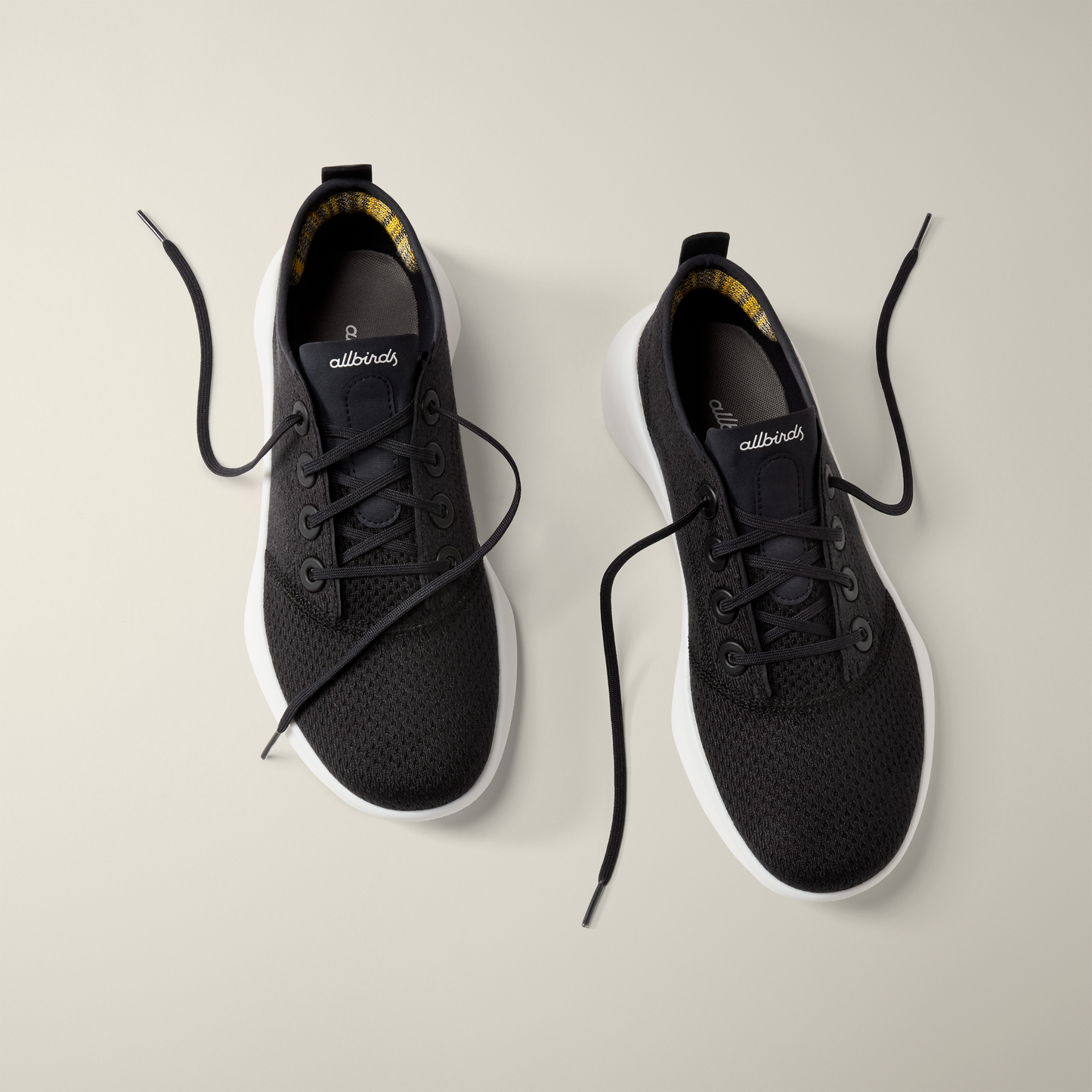 Men's SuperLight Tree Runners - Natural Black/Dark Grey (Blizzard Sole)