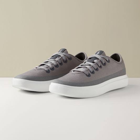 Men's Canvas Pipers - Medium Grey (Blizzard Sole)