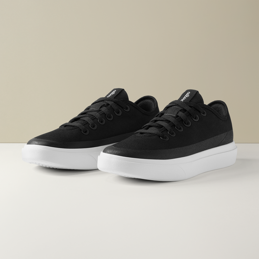 Men's Canvas Pipers - Natural Black (Blizzard Sole)