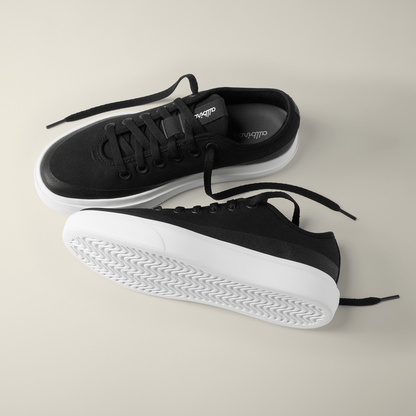 Women's Canvas Piper - Natural Black (Natural Black Sole)