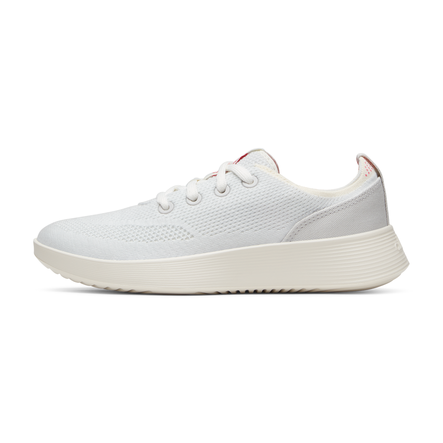 Women's Tree Runner Go - Blizzard/Vivid Red (Natural White Sole)