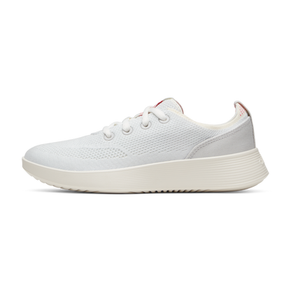 Women's Tree Runner Go - Blizzard/Vivid Red (Natural White Sole)