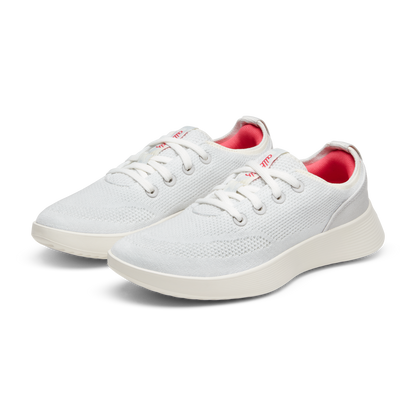 Women's Tree Runner Go - Blizzard/Vivid Red (Natural White Sole)