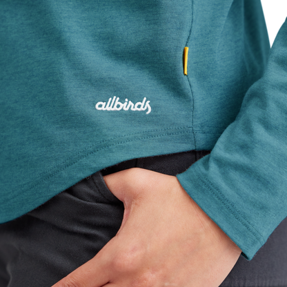 Women's Soft Merino Long Sleeve Tee - Chasm Teal