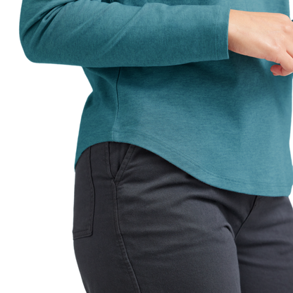 Women's Soft Merino Long Sleeve Tee - Chasm Teal