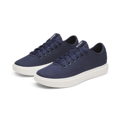 Men's Canvas Piper - Deep Navy (Natural White Sole)