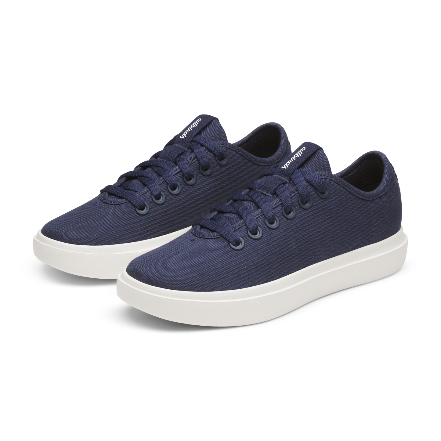 Men's Canvas Pipers - Deep Navy (Natural White Sole)