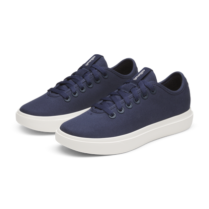 Men's Canvas Pipers - Deep Navy (Natural White Sole)