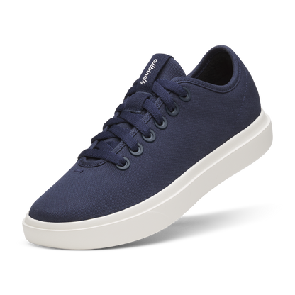 Men's Canvas Pipers - Deep Navy (Natural White Sole)