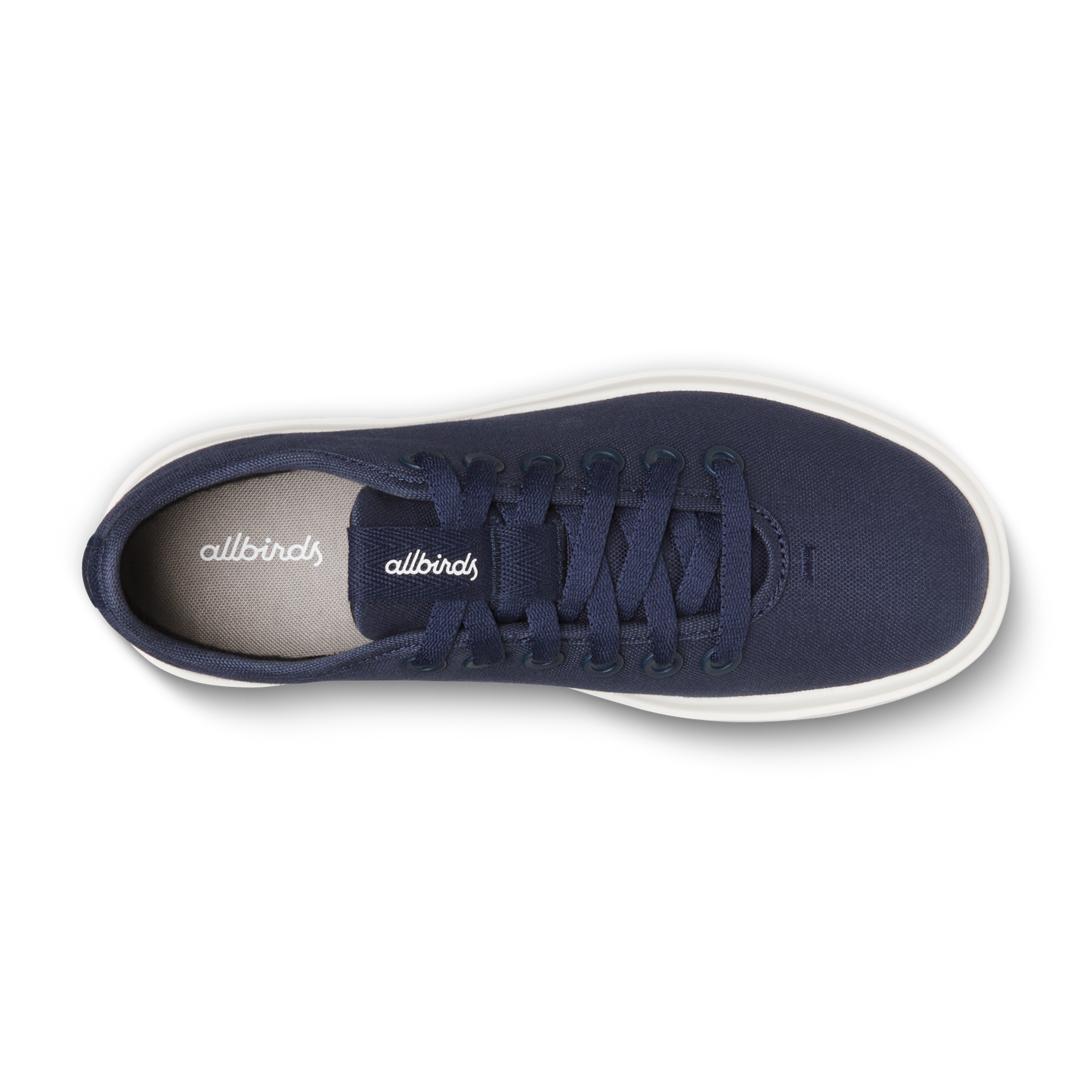 Men's Canvas Pipers - Deep Navy (Natural White Sole)