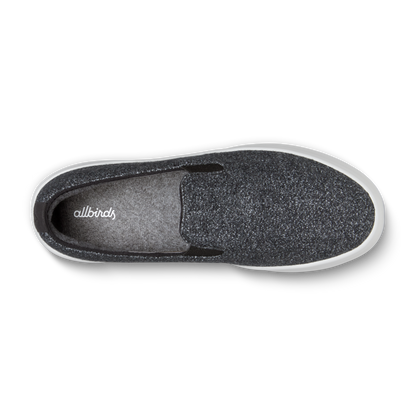 Men's Wool Cruiser Slip On - Dark Grey (Light Grey Sole)