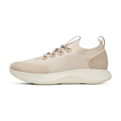 Women's Wool Strider - Rugged Beige (Natural White Sole)
