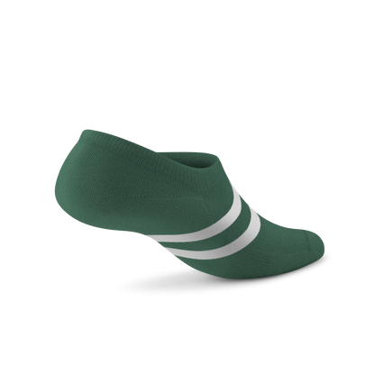 Anytime No Show Heel Grip Sock - Verdant Green (Blizzard Sole)