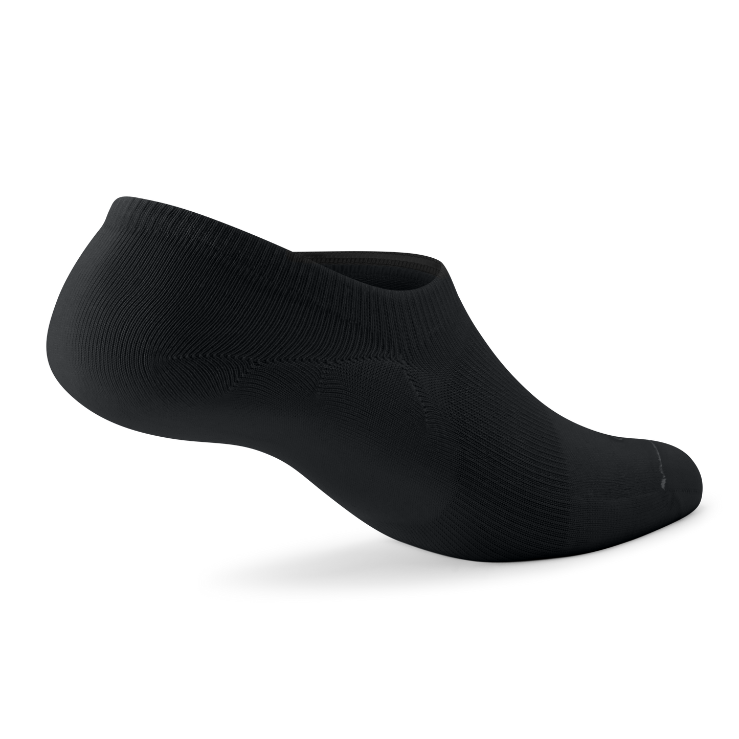 Anytime No Show Heel Grip Sock - Natural Black