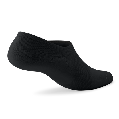 Anytime No Show Heel Grip Sock - Natural Black