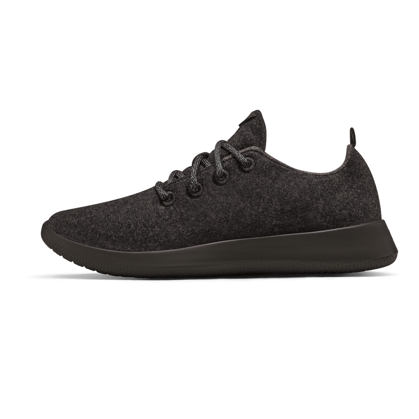 Men's Wool Runners - Natural Black (Black Sole)