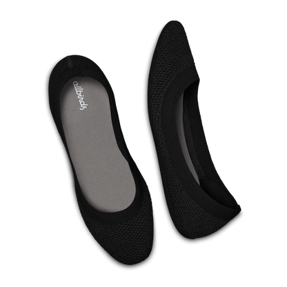 Women's Tree Breezers - Jet Black (Black Sole)