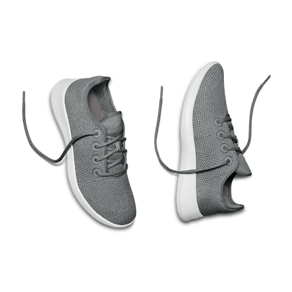 Women's Tree Runners - Mist (White Sole)