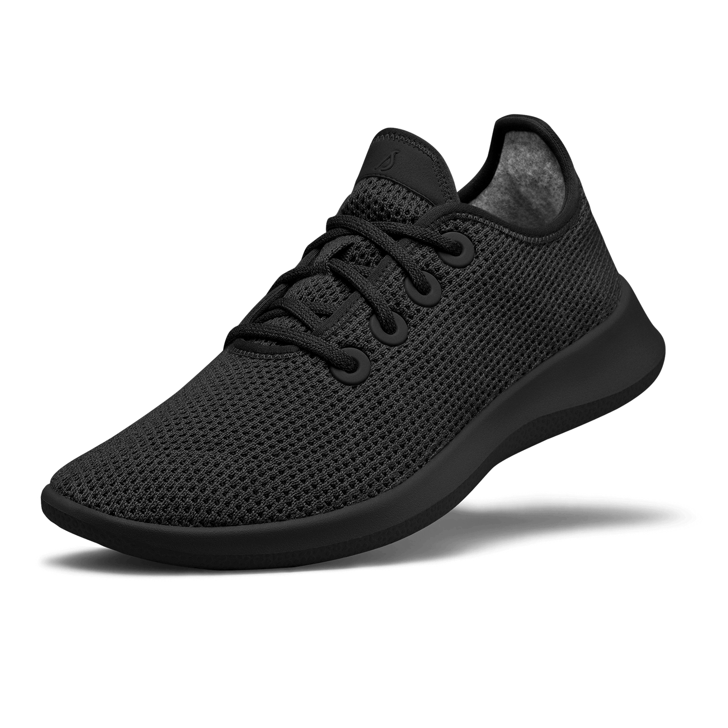 Women's Tree Runners - Jet Black (Black Sole)