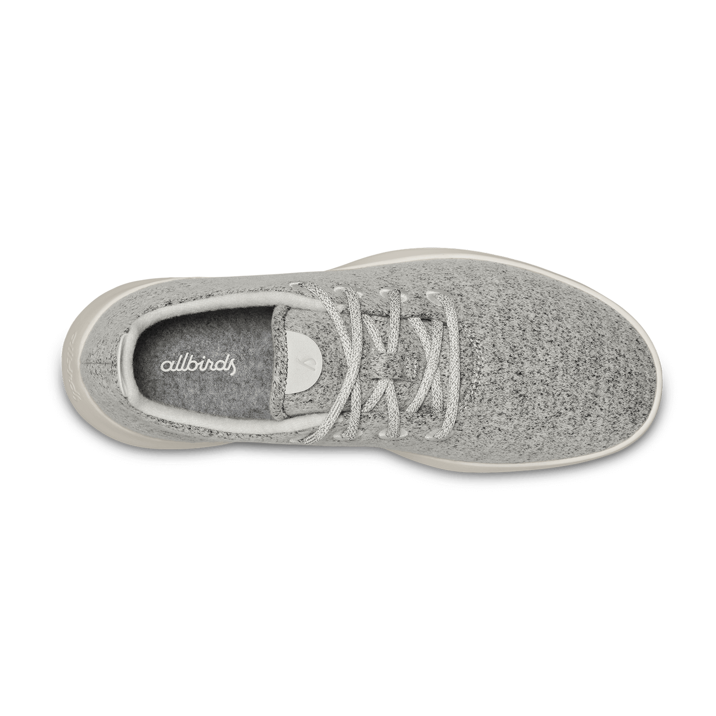 Women's Wool Runners - Dapple Grey (Cream Sole)